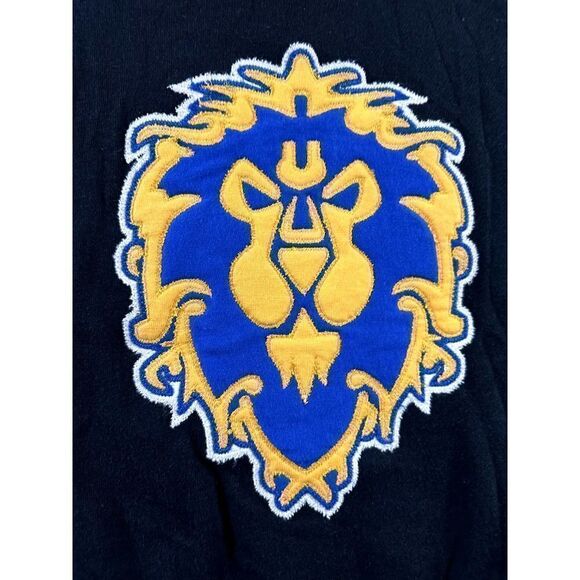 World of Warcraft Alliance Black Hoodie Independent Trading Co Medium Wow Jinx - Picture 2 of 10